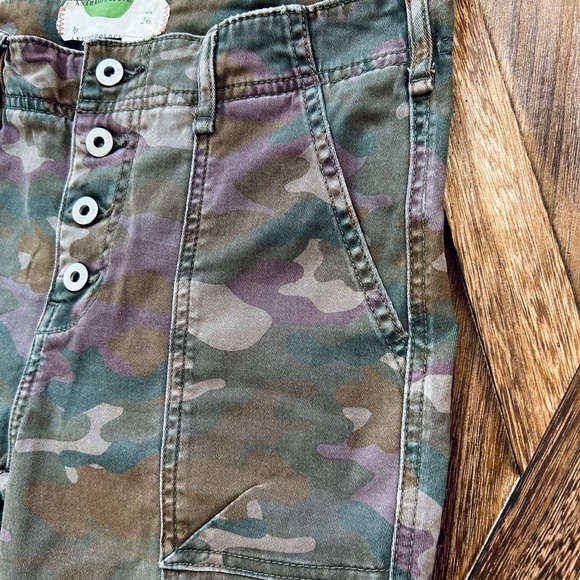 Anthropologie sz 26 Camouflage Cargo Skinny Pants - Picture 5 of 8